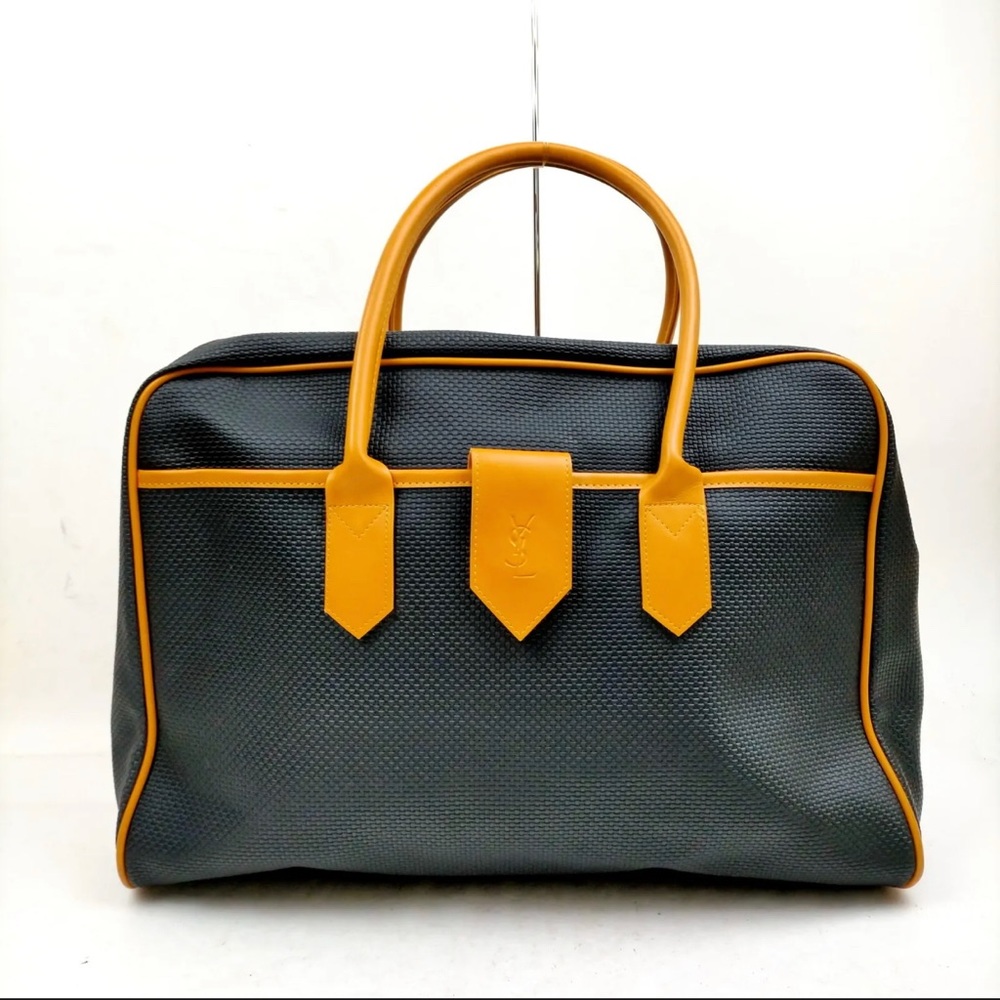 Yves Saint Laurent Travel Bag Black PVC